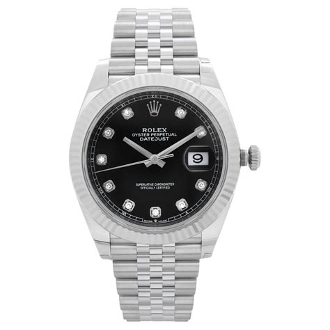 rolex datejust 41 gold schwarzes zifferblatt|2021 rolex datejust 41 mm.